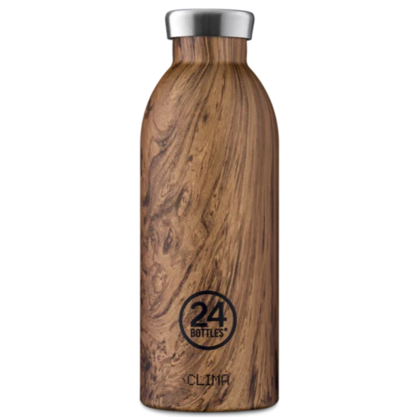 24Bottles Clima 500ml - Sequoia Wood - مطارة حافظة للحرارة