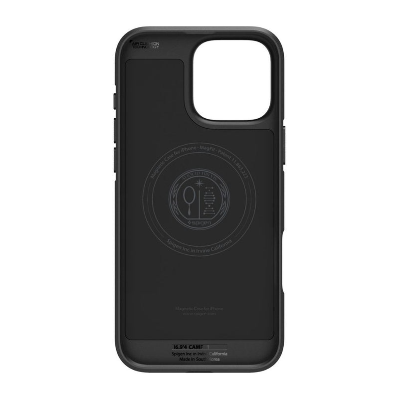 Spigen Core Armor MagFit Case for iPhone -16 Pro /16 Pro Max -Matte Black [C] -  كفر حماية عالية  - ماغ سيف