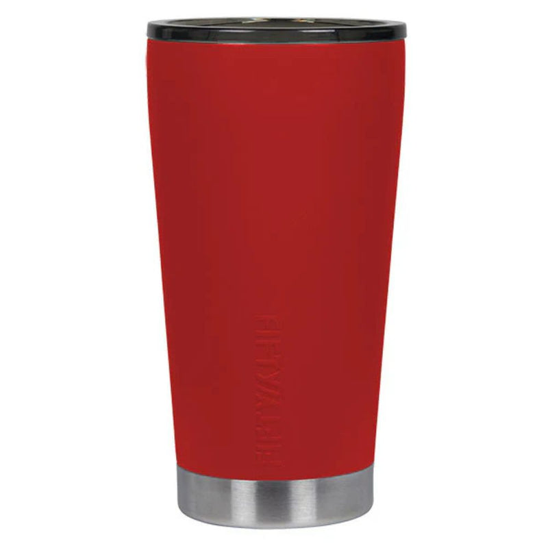 Fifty Fifty Vacuum Insulated Tumbler 470ML (Cherry Red) [C] - كوب حافظ للحرارة - مناسب للسفر والرحلات