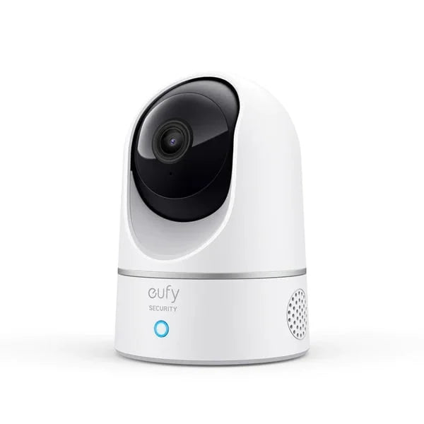 Eufy Indoor Security PT Pan and Tilt Camera 2K - White - كاميرا داخلية منزلية - يوفي انكر - كفالة 18 شهر
