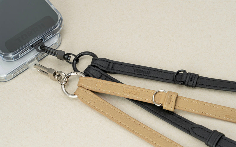 Torrii Knotty Crossbody Strap (Pu) – Khaki [A] - خيط علاقة - من توري - يمكنكم اختيار مع كفر او بدون كفر فقط خيط علاقة