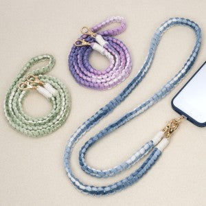 Torrii Knotty Braided Crossbody Strap – Gradient Purple [A] - خيط علاقة - من توري - يمكنكم اختيار مع كفر او بدون كفر فقط خيط علاقة