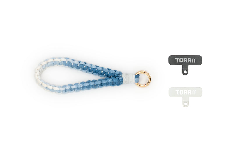 Torrii Knotty Braided Wrist Strap – Blue [A] - خيط علاقة - من توري - يمكنكم اختيار مع كفر او بدون كفر فقط خيط علاقة