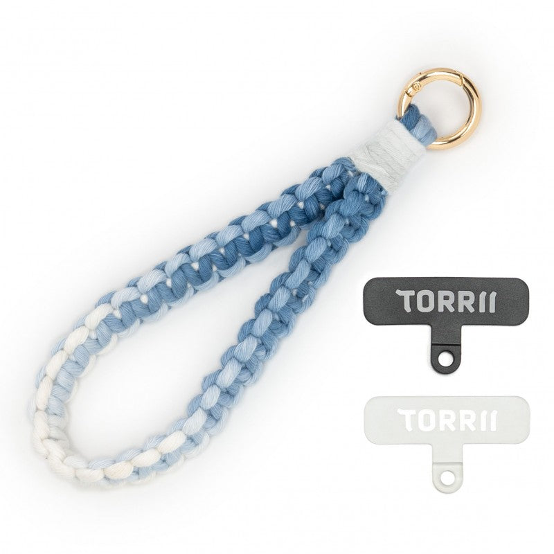 Torrii Knotty Braided Wrist Strap – Blue [A] - خيط علاقة - من توري - يمكنكم اختيار مع كفر او بدون كفر فقط خيط علاقة