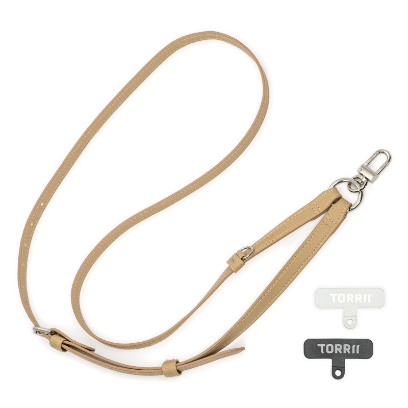 Torrii Knotty Crossbody Strap (Pu) – Khaki [A] - خيط علاقة - من توري - يمكنكم اختيار مع كفر او بدون كفر فقط خيط علاقة