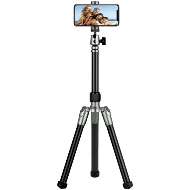 Momax Tripod Hero - Spacy Grey - عصاة وستاند للتصوير - موماكس