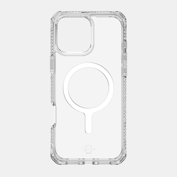 Itskins Hybrid Clear Case Compatible With Magsafe iPhone For 16 Pro /Pro Max - Transparent [A] -  كفر حماية عالية - ماغ سيف - شفاف