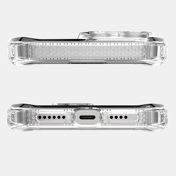 Itskins Hybrid Clear Case Compatible With Magsafe iPhone For 16 Pro /Pro Max - Transparent [A] -  كفر حماية عالية - ماغ سيف - شفاف