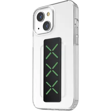 Viva Madrid Loope TPU/PC Clear Case With Extra Grip For iPhone 13 (6.1") - Forest- كفر حماية مع مسكة شريطة - فيفا مدريد - مع مسكة شريطة اضافية