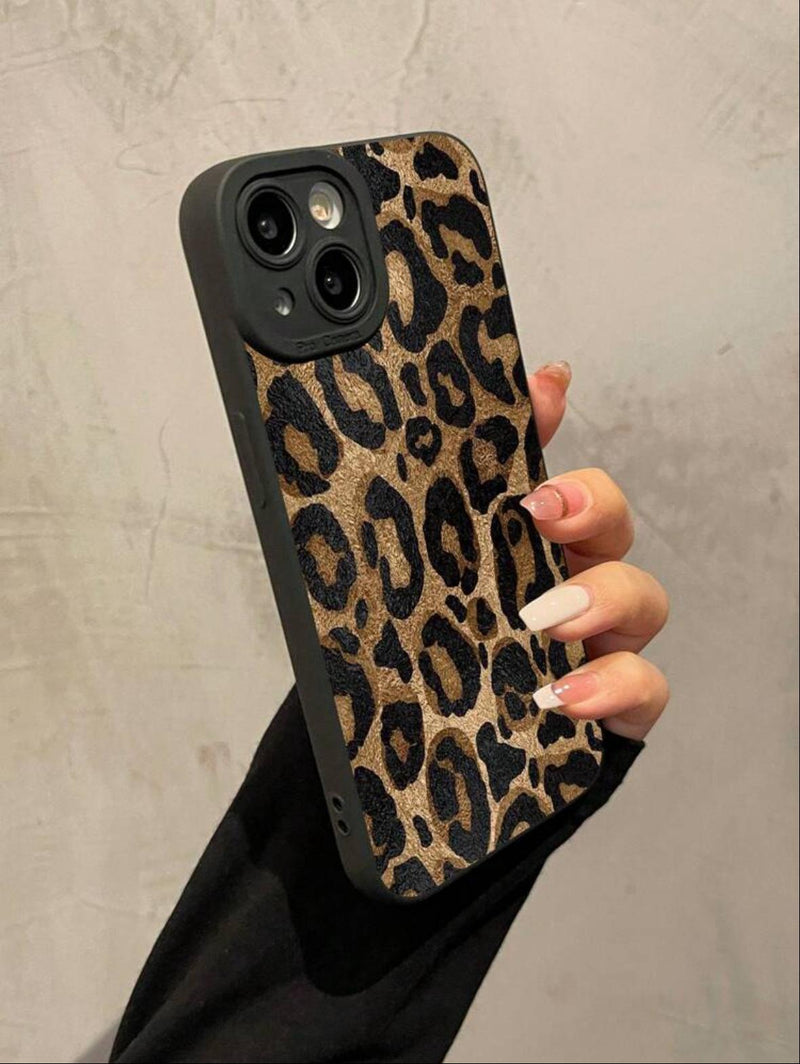 Noufa Tiger Phone Case - كفر تايغر مع حماية لجميع اطراف الجهاز باللون الاسود