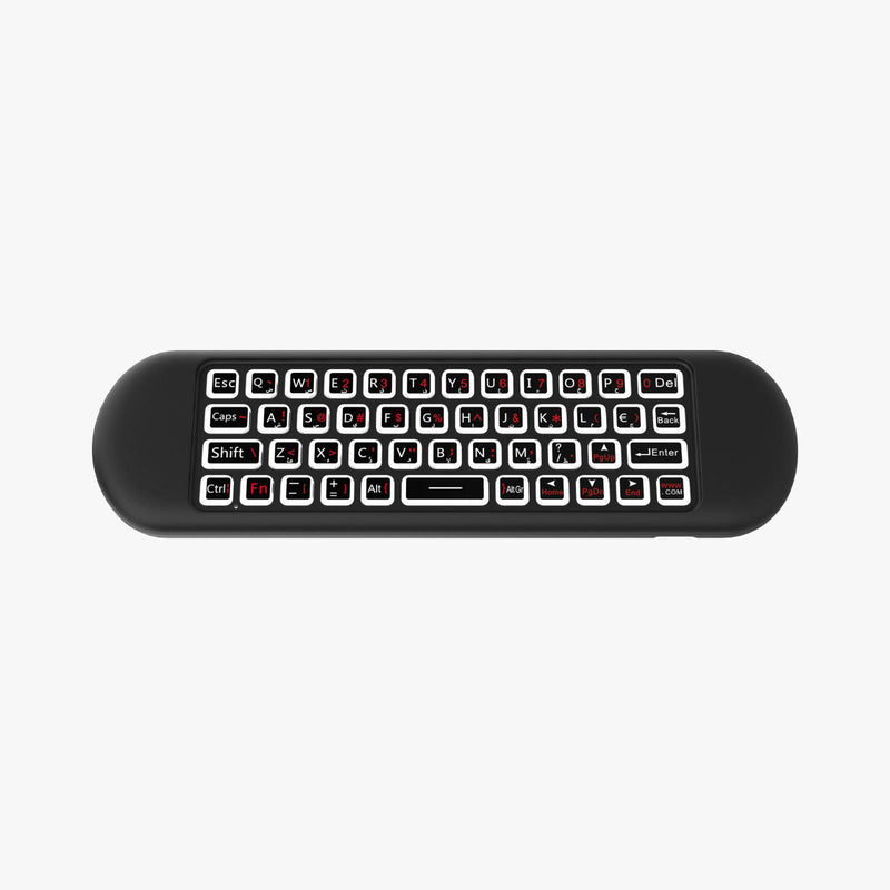 Porodo Air Mouse Remote Mini Keyboard 6-Axis Gyro Sensor - ريموت + لوحة مفاتيح - ميني - مناسب لجميع انواع الاجهزة - بورودو