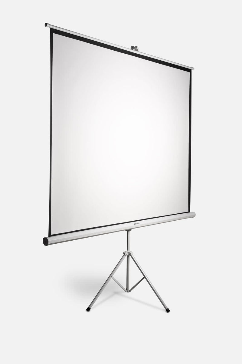 Porodo 100" Projection Screen With Tripod Stand - شاشة عرض للبروجيكتور + ستاند - 100 انش - بورودو