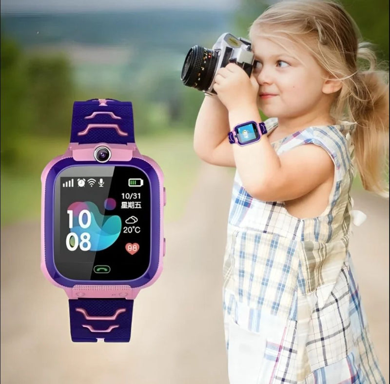 Smart Watch for Kids - Pink -  ساعة ذكية للأطفال - تدعم شريحة الاتصال والتتبع