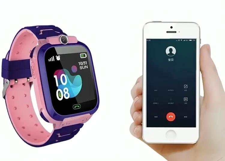 Smart Watch for Kids - Pink -  ساعة ذكية للأطفال - تدعم شريحة الاتصال والتتبع