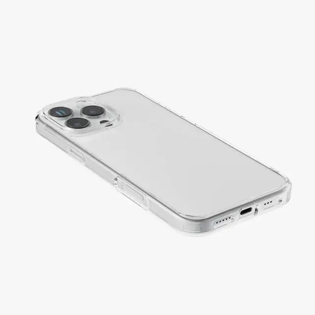 Levelo Clara Clear Case - for iPhone 16 Pro/16 Pro MAX - Crystal Clear - كفر حماية عالية - ليفيلو - شفاف