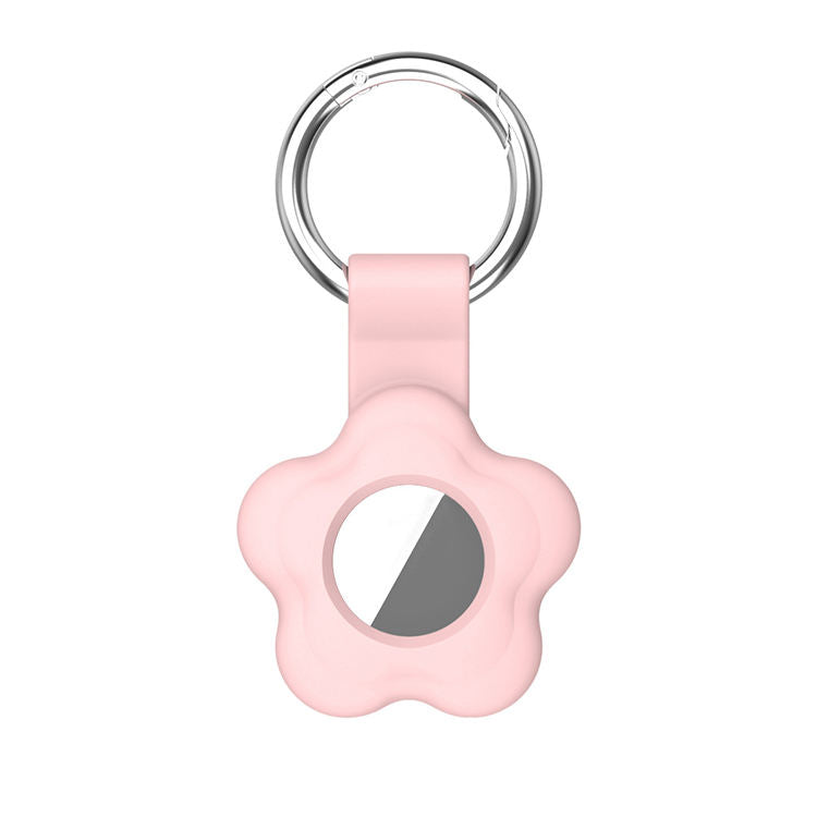 Apple Airtag Keychain Silicone Case - Pink - كفر ميدالية ابل ايرتاغ