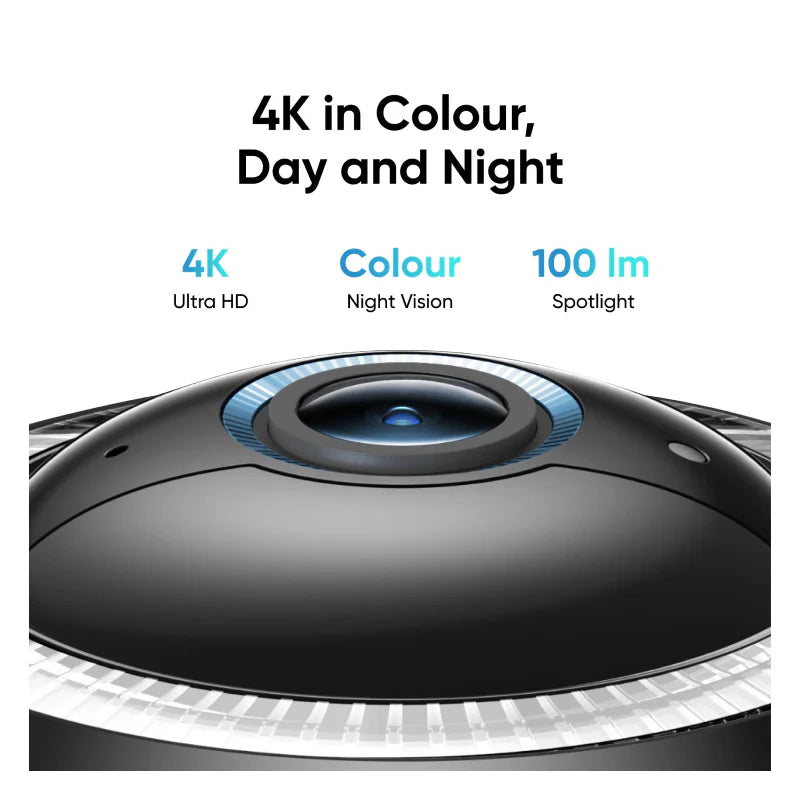 eufy 4G LTE Cam S330 -White [D] - كاميرا لاسلكيه تعمل بالطاقه الشمسيه - واي فاي + شريحة نت - من يوفي - كفاله 12 شهر