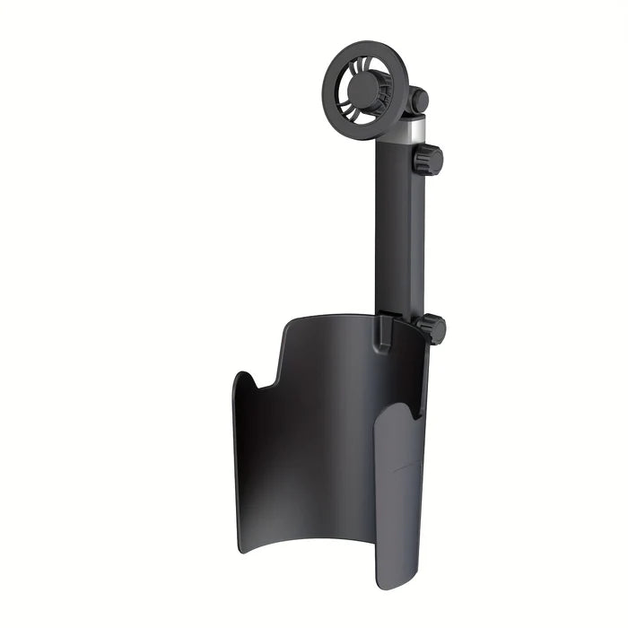 Magnetic Car Cup Holder Phone Mount - SA98 - ستاند سيارة - القاعدة مكان الكوب + حامل كوب - ماغ سيف - ذراع طويل