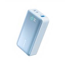 Anker 533 Power Bank (PowerCore 30W) 10000 PD - Blue [D] - بطارية متنقلة - انكر - قوة 10000 - 30 واط - شاشة رقمية - خاصية الشحن السريع - كفالة 18 شهر