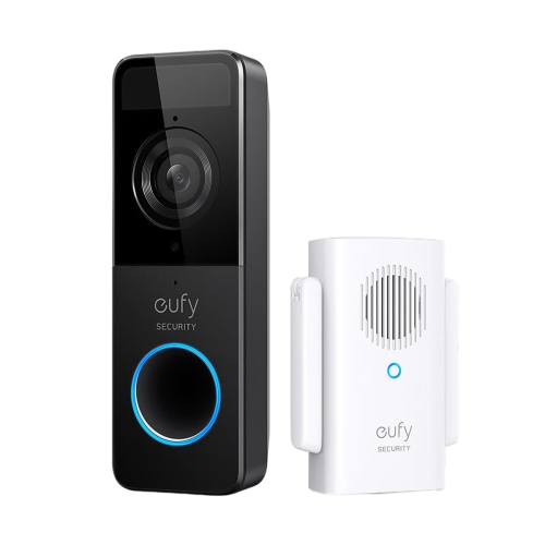 Eufy Video Doorbell 1080p (Battery-Powered) -Black [D] -  جرس باب لاسلكي من يوفي