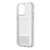 Uniq Hybrid AirFender ID Slim Flexible Clear Case With Integrated Card Slot for iPhone 15/15 Plus/15 Pro/15 Pro MAX - Nude Transparent -  كفر حماية عالية - يونيك - شفاف - مع جيب لحفظ البطاقات