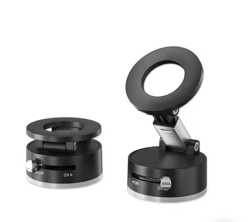 Car Magnetic Phone Holder (A3) - ستاند سيارة مناسب لجميع انواع الاجهزة - شفط بدون شحن - دوران 360 درجة - ماغ سيف