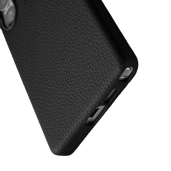 Melkco Origin Series Premium Leather Regal Snap Magsafe Cover for Samsung S25 ULTRA - Black [A] - كفر سامسونج  - حماية عالية - جلد - اسود