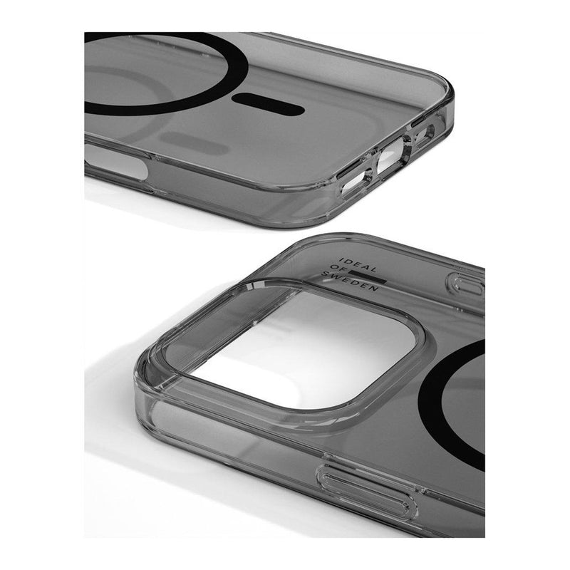 iDeal Of Sweden MagSafe Clear Case for iPhone 16 Pro /Pro Max - Tinted Black [C] - كفر حماية عالية - ماغ سيف