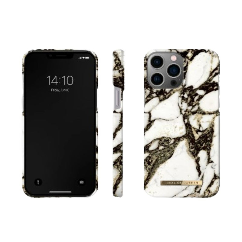 iDeal of Sweden Fashion iPhone 13 - Calcatta Golden Marble [C] - كفر حماية عالية - ماغ سيف