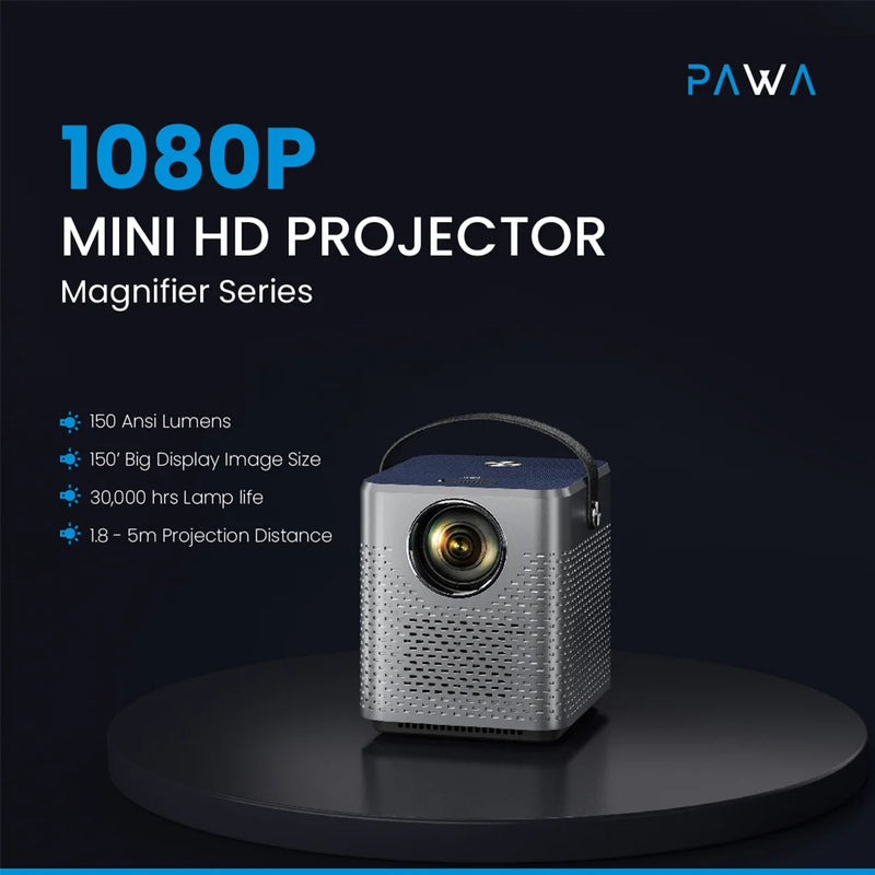 PAWA Magnifier Series Projector 1080P - بروجيكتور متنقل - باوا - كفالة 24 شهر