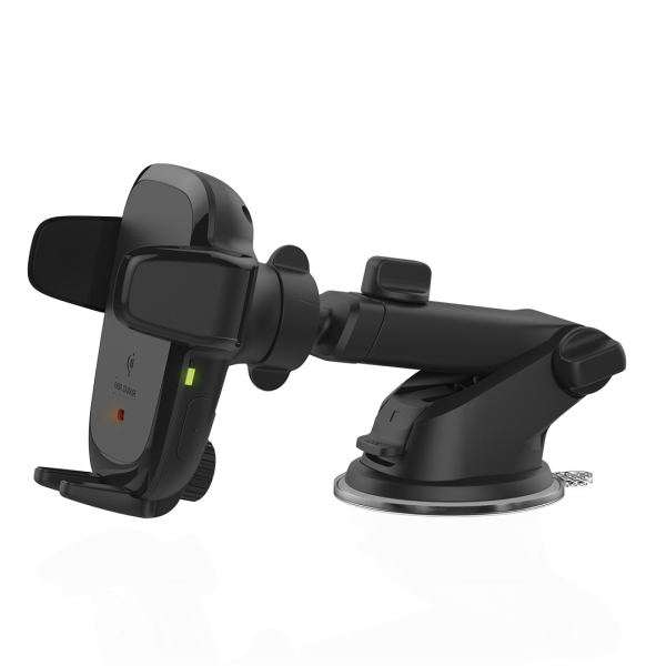 iOttie Automatic Wireless Charging Dash Mount for Smartphones [C] - ستاند سيارة - مناسب لجميع انواع الاجهزة والسيارات  - شحن وايرلس