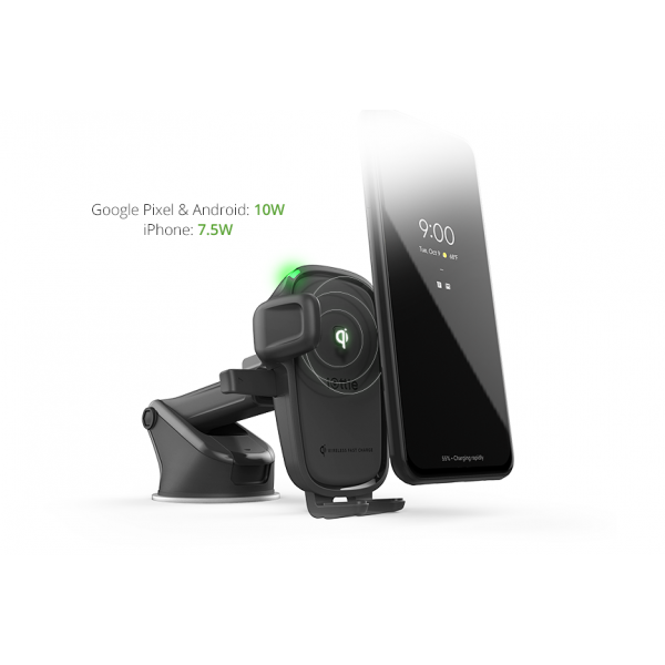 iOttie Easy One Touch Wireless 2 Dash/Windshield Mount [C] - ستاند سيارة - مناسب لجميع انواع الاجهزة والسيارات  - شحن وايرلس