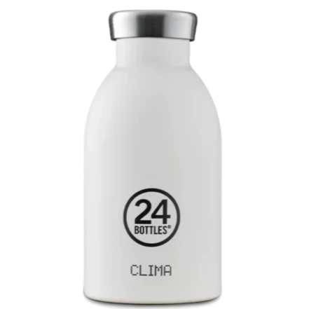 24Bottles Clima 330ml - Ice White - مطارة حافظة للحرارة