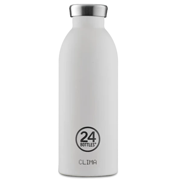 24Bottles Clima 850ml - Stone Ice White  [F] - مطارة حافظة للحرارة