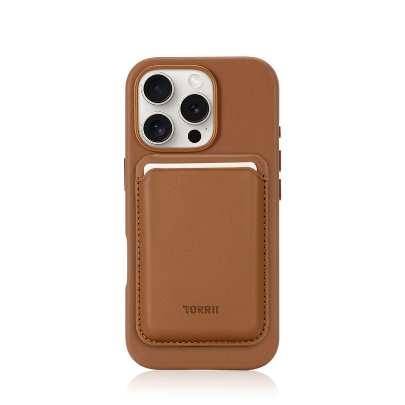 Torrii KOALA for iPhone 16 Pro/16 Pro Max Brown  [A] - كفر حماية عالية - مع ماغ سيف - محفظة + ستاند -