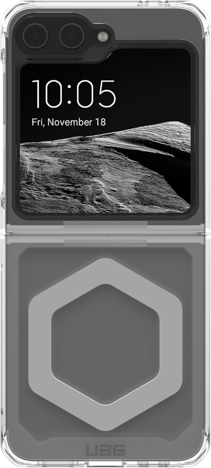 UAG Samsung Galaxy Z Flip 6 Plyo Pro Ice/Silver  [A] - كفر سامسونج  - حماية عالية - ماغ سيف