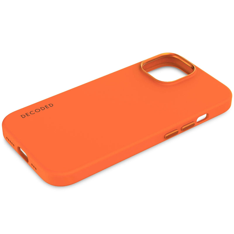 Decoded iPhone 15 Silicone Magsafe Case - Apricot [V] - كفر ايفون 15برو/15برو ماكس - سيليكون - ماغ سيف