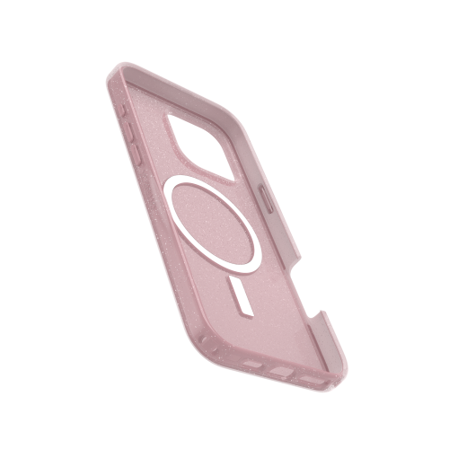 OtterBox iPhone Symmetry Clear MagSafe Case for iPhone 16 Pro/16 Pro MAX - Pink [V] - كفر حماية عالية - ماغ سيف