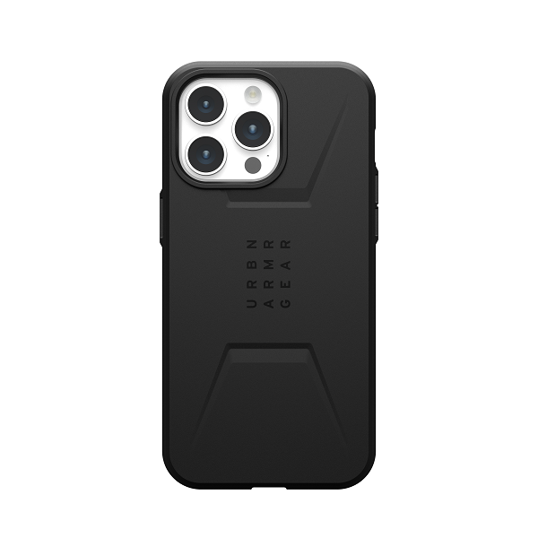 UAG Civilian Magsafe Case for iPhone 15 Pro/15 Pro Max - Black - [V] - كفر حماية عالية - ماغ سيف