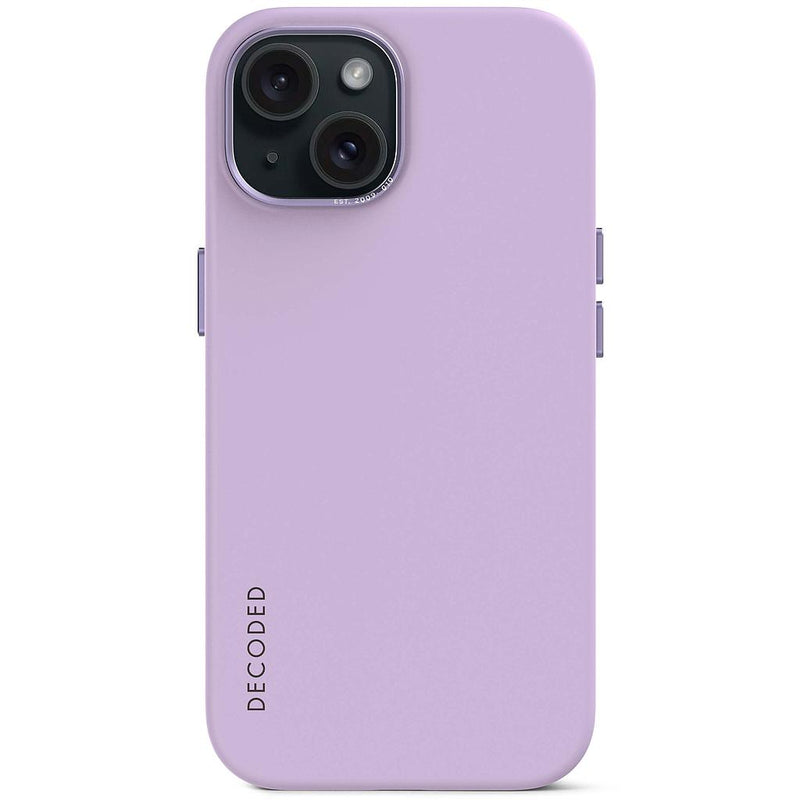 Decoded iPhone 15 Silicone Magsafe Case - Lavender [V] - كفر ايفون 15برو/15برو ماكس - سيليكون - ماغ سيف