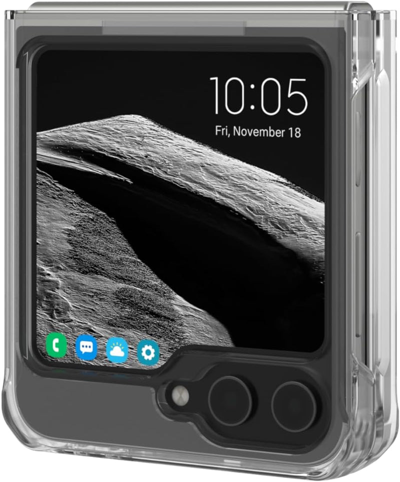 UAG Samsung Galaxy Z Flip 6 Plyo Pro Ice/Silver  [A] - كفر سامسونج  - حماية عالية - ماغ سيف