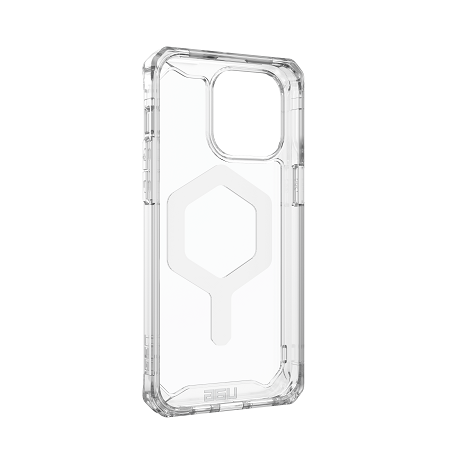 UAG Plyo Magsafe Case for iPhone 15 Pro/15 Pro Max - Ice / White[V]  كفر حماية عالية - ماغ سيف - شفاف
