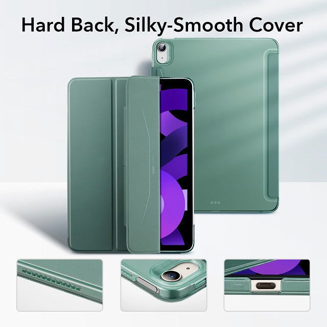 ESR iPad Air 11" - 2024 - Ascend Trifold Case Forest Green [V] - كفرات ايباد