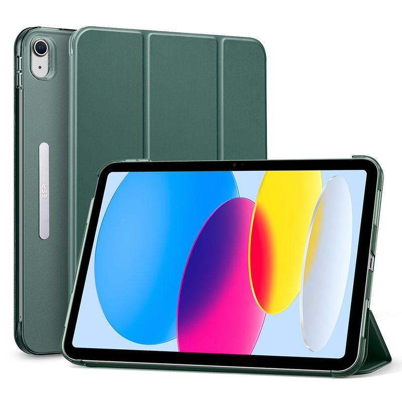 ESR iPad 10.9 2022 (10th Gen) Ascend Trifold Case - Forest Green [V] - كفر ايباد حماية عاليه