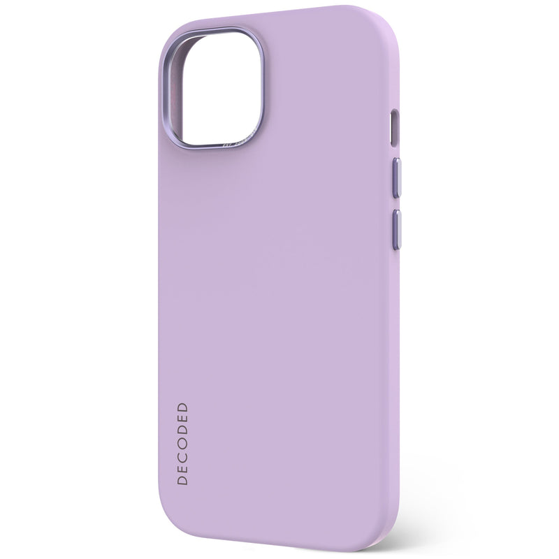 Decoded iPhone 15 Silicone Magsafe Case - Lavender [V] - كفر ايفون 15برو/15برو ماكس - سيليكون - ماغ سيف