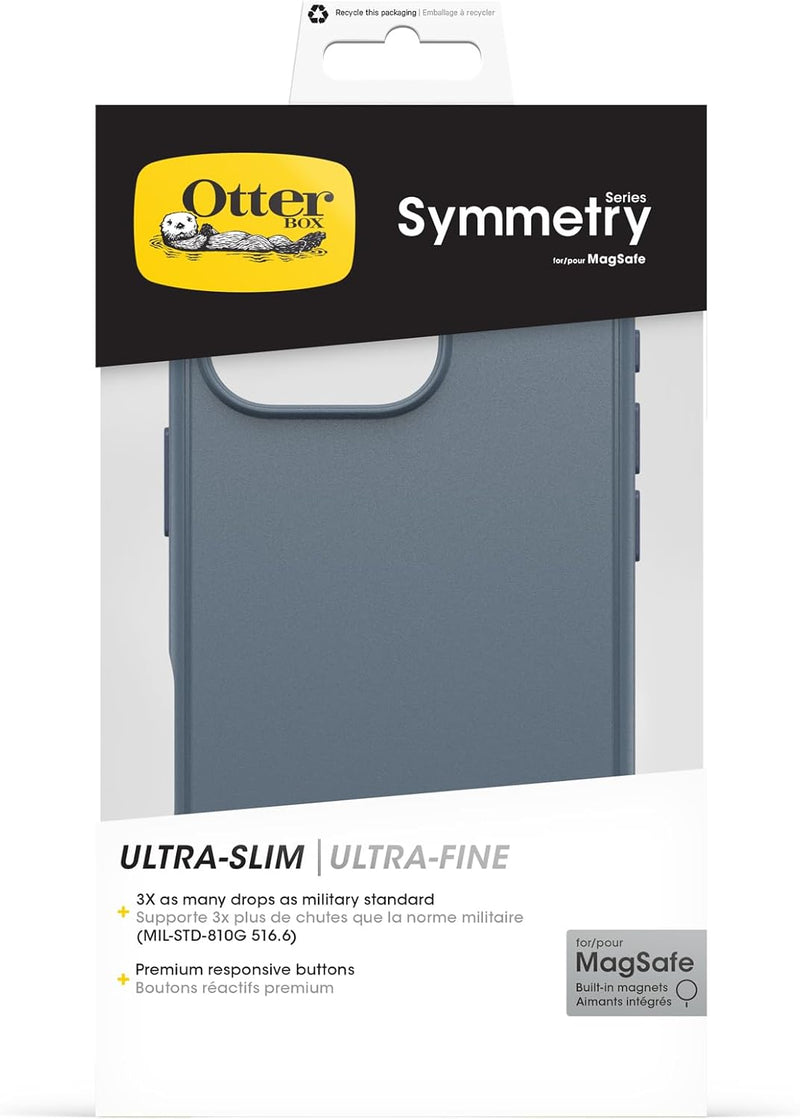 OtterBox iPhone Symmetry MagSafe Case for iPhone 16 Pro/16 Pro MAX - Blue [V] - كفر حماية عالية - ماغ سيف