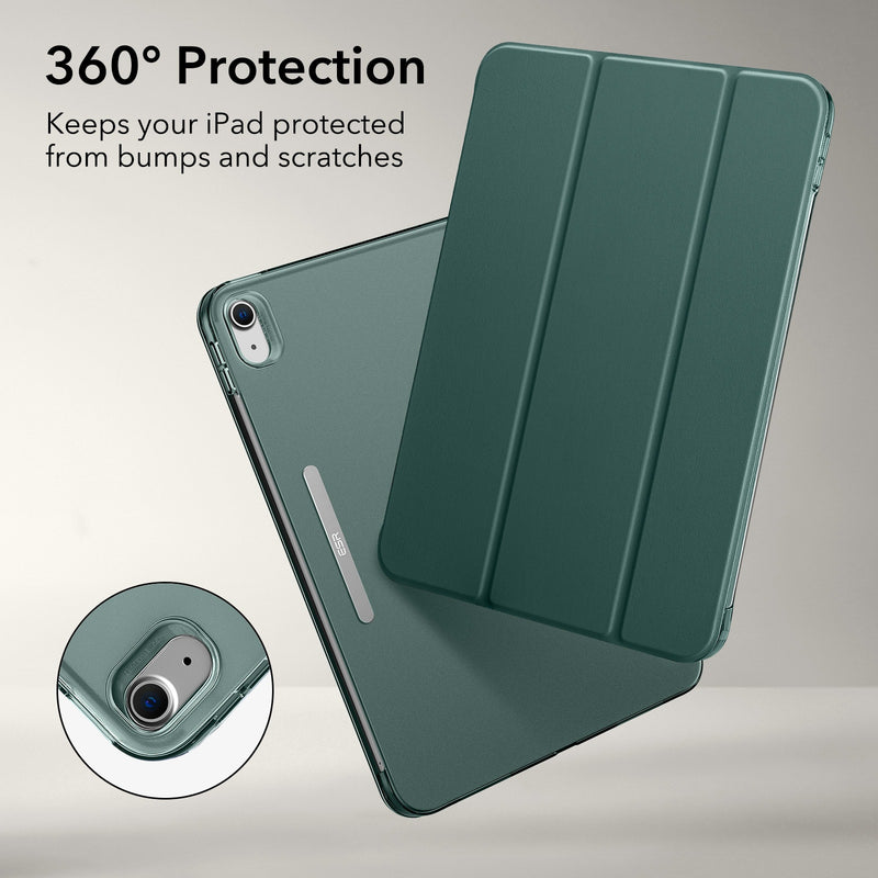 ESR iPad 10.9 2022 (10th Gen) Ascend Trifold Case - Forest Green [V] - كفر ايباد حماية عاليه