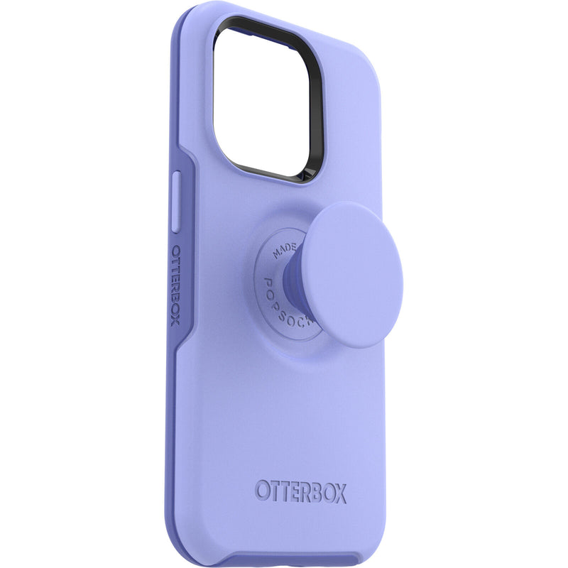 OtterBox Symmetry Otter + Pop - purple [V] - كفر حماية عالية - اوتربوكس - مع مسكة بوب سوكت دائرية