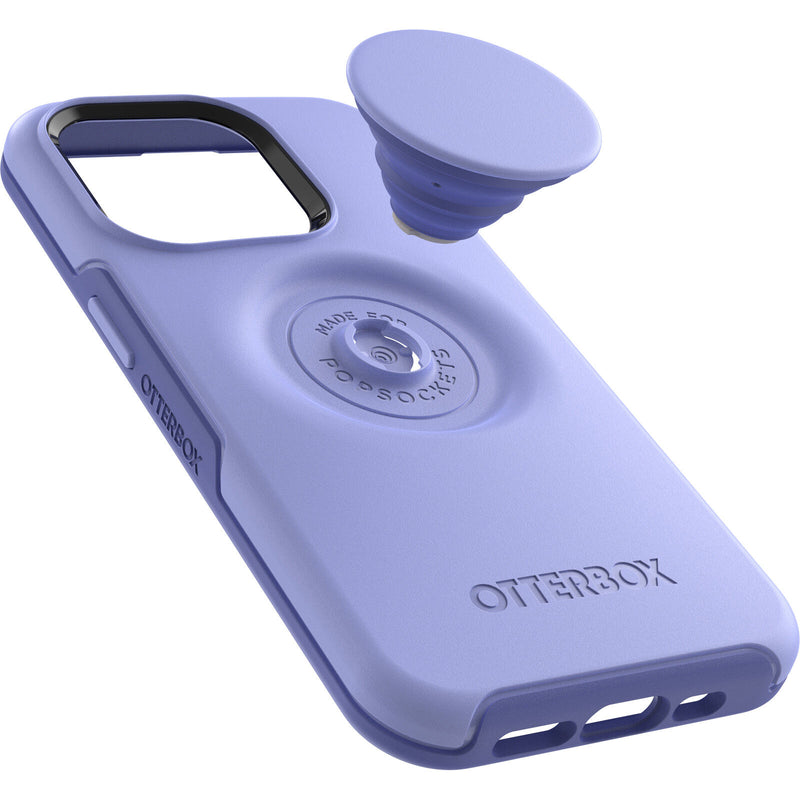 OtterBox Symmetry Otter + Pop - purple [V] - كفر حماية عالية - اوتربوكس - مع مسكة بوب سوكت دائرية