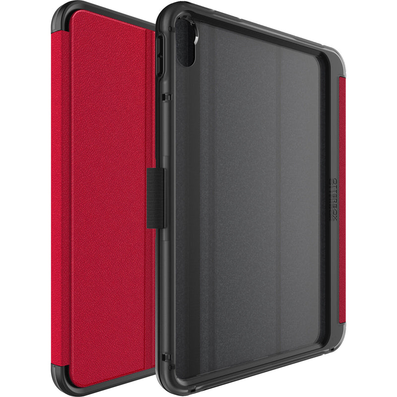 OtterBox iPad 10.9 (10th Gen) Symmetry Folio Case - Red [V] - كفر ايباد حماية عاليه